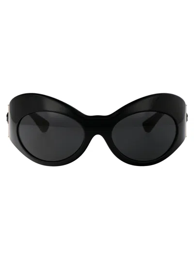 Versace 0ve4462 Injected Frame Sunglasses In Black