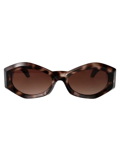 Versace 0ve4466u Sunglasses In 54613b Havana