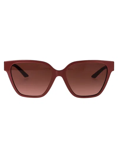 Versace 0ve4471b Dark Ruby Pearl Acetate Sunglasses In Burgundy