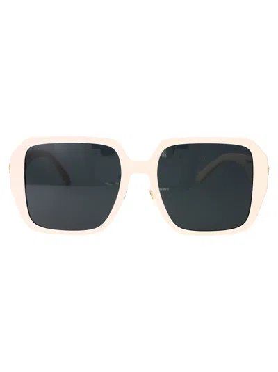 Versace 0ve4472d Ivory Acetate Square-frame Sunglasses In Gray