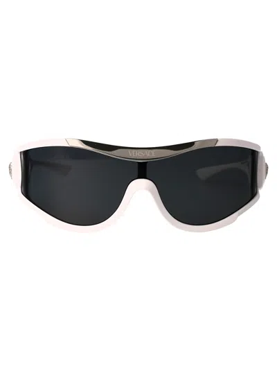 Versace 0ve4475 Sunglasses In 314/87 White