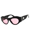 Versace 0ve4477u Eyeglasses In 532084 - Black/pink