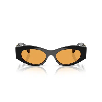 VERSACE 0VE4480U ANGULAR BLACK SUNGLASSES