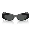 Versace 54mm Irregular Sunglasses In Black