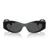 Versace 54mm Irregular Sunglasses In Black