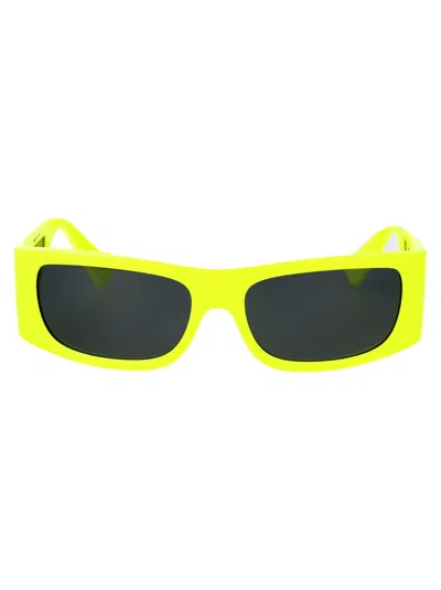 Versace 0ve4482 Fluorescent Yellow Injected Sunglasses