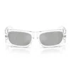 Versace 0ve4482 Lens Logo Sunglasses In Gray