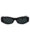 Versace 54mm Irregular Sunglasses In Black