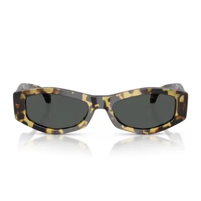 Versace 0ve4487u Signature Sunglasses In Brown