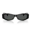 Versace 54mm Irregular Sunglasses In Black
