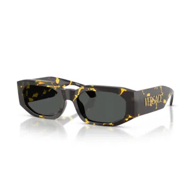 VERSACE 0VE4489U BOLD RECTANGULAR SUNGLASSES
