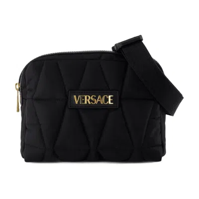 Versace Bum Belt Bag In Black