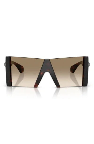 Versace 137mm Square Sunglasses In Brown