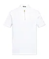 Versace Cotton Polo Shirt In White