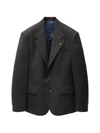 Versace Medusa Biggie Single-breasted Blazer In 그레이