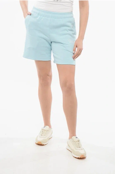 Versace Women's Sweatshorts With 1978 Re-edition Logo In Blue