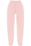 Versace 1978 Re-edition Brushed Cotton Sweatpants With Cuffs In Pink