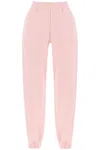 Versace 1978 Re-edition Brushed Cotton Sweatpants With Cuffs In Pink