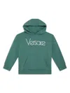 Versace 1978 Re-edition Logo Hoodie In Green