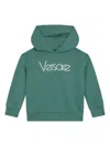 Versace 1978 Re-edition Logo Hoodie In Green