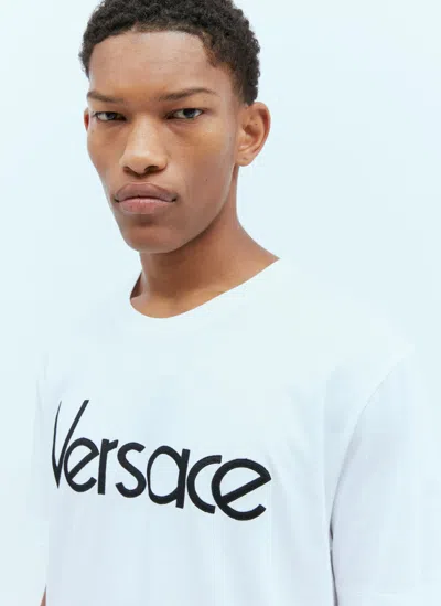 Versace 1978 Re-edition Logo T-shirt In White