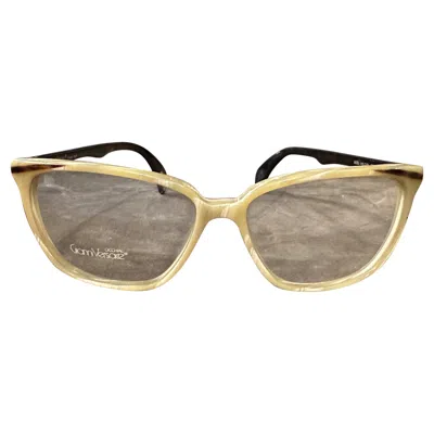 Pre-owned Versace 1980s Vintage Fashion Sunglasses By Gianni  In Brown