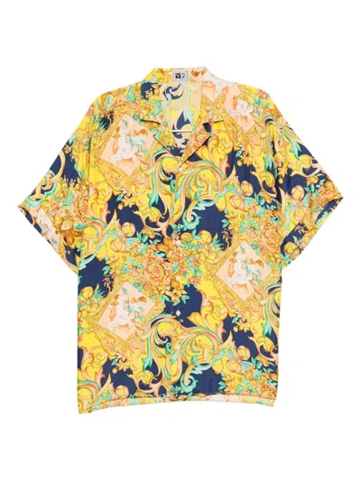 Pre-owned Versace 1990-2000s Short Sleeve Shirt
