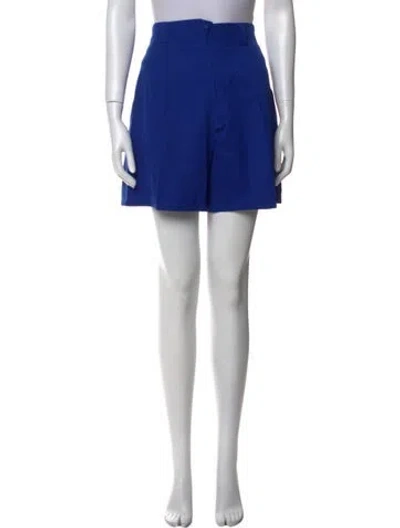 Pre-owned Versace 1990 Mini Shorts In Blue