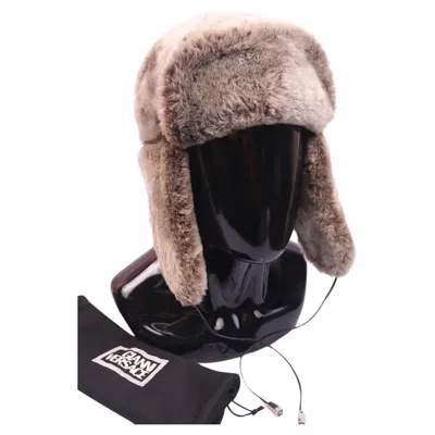 Pre-owned Versace 1990s Gianni  Fur Hat With Earflaps In Black