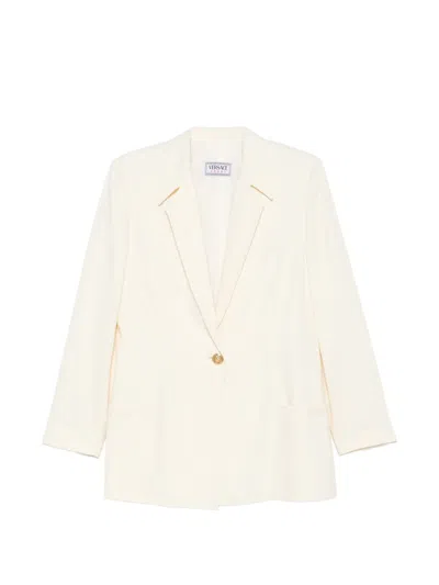 Pre-owned Versace 1990s Medusa-button Single-breasted Blazer In 中性色
