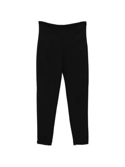 Pre-owned Versace 1990s Panelled Trousers In Black