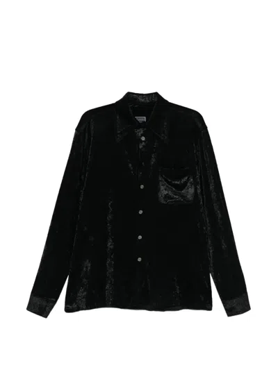 Pre-owned Versace 1990s Pocket Shirt In Black