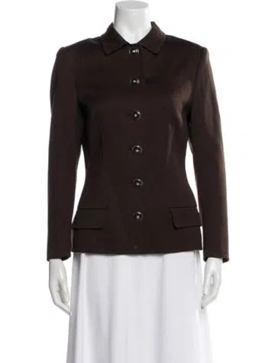 Pre-owned Versace 1996 Evening Jacket In Brown
