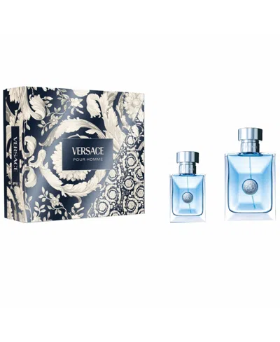 Versace 2-pc. Pour Homme Eau De Toilette Fragrance Set In Blue