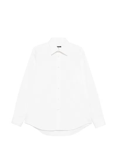 Pre-owned Versace 2000s Collared Shirt In White