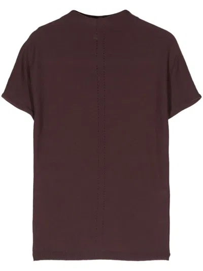 Pre-owned Versace 2000s Knitted Top In Purple