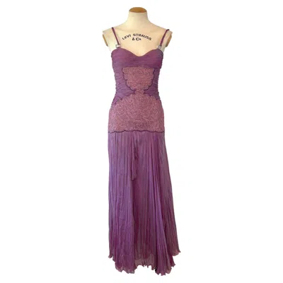 Pre-owned Versace 2003fw Gianni  Runway Gown In Gray