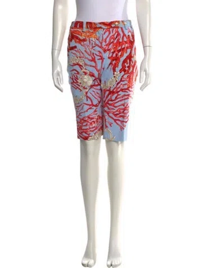 Pre-owned Versace 2005 Knee-length Shorts In Blue