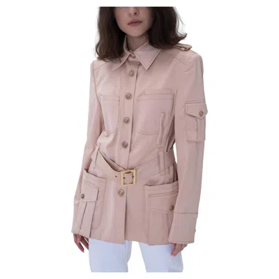 Pre-owned Versace 2005 Rare  Spring/summer 2005 Blazer With Medusa Head Button Most Wanted In Brown