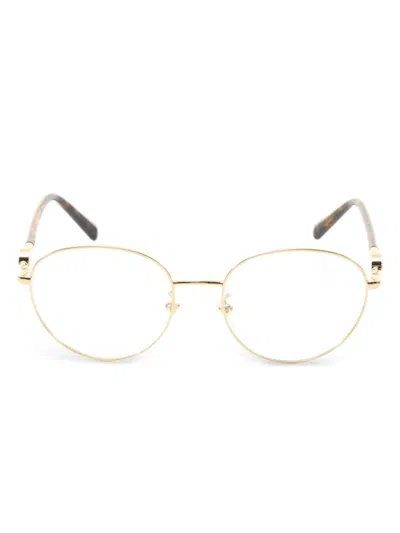 Pre-owned Versace 2010s Oval-frame Glasses