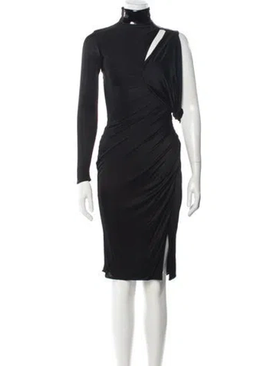 Pre-owned Versace 2013 Midi Length Dress In Gray
