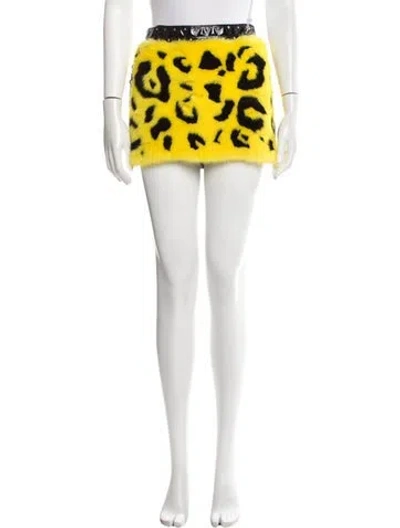 Pre-owned Versace 2013 Mini Skirt W/ Tags In Multi