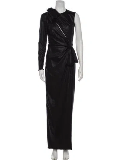 Pre-owned Versace 2016 Long Dress In Black