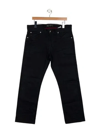 Pre-owned Versace 2017 Straight-leg Jeans In Blue