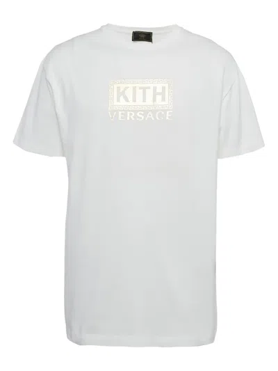 Pre-owned Versace 2018 Greek Key Cotton T-shirt