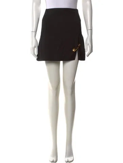 Pre-owned Versace 2019 Mini Skirt In Black
