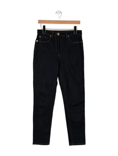 Pre-owned Versace 2019 Straight Leg Jeans In Blue
