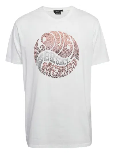 Pre-owned Versace 2021 Slogan-embellished T-shirt