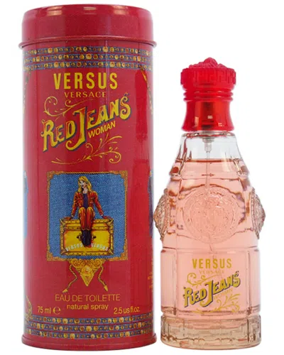 Versace 2.5oz Versus Red Jeans Eau De Toilette Spray