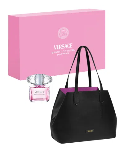 Versace 2-pc. Bright Crystal Eau De Toilette Summer Set With Tote Bag In Transparent